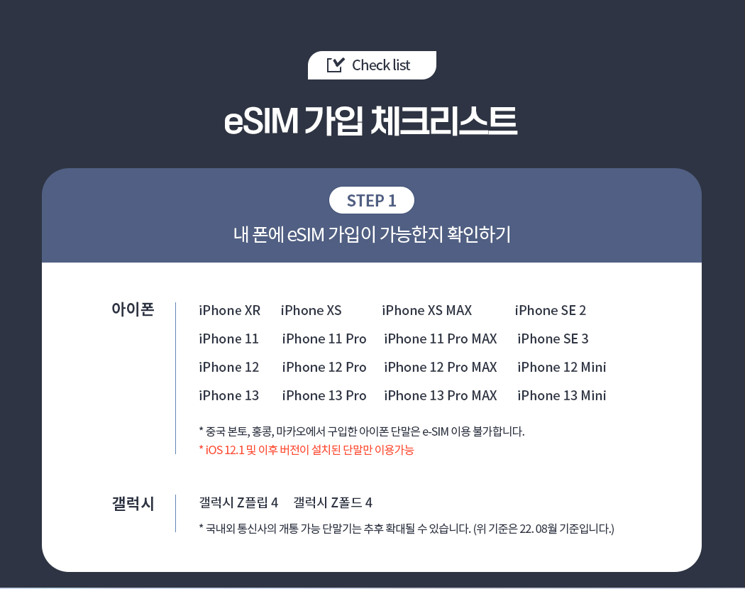 해외본인인증 ESIM