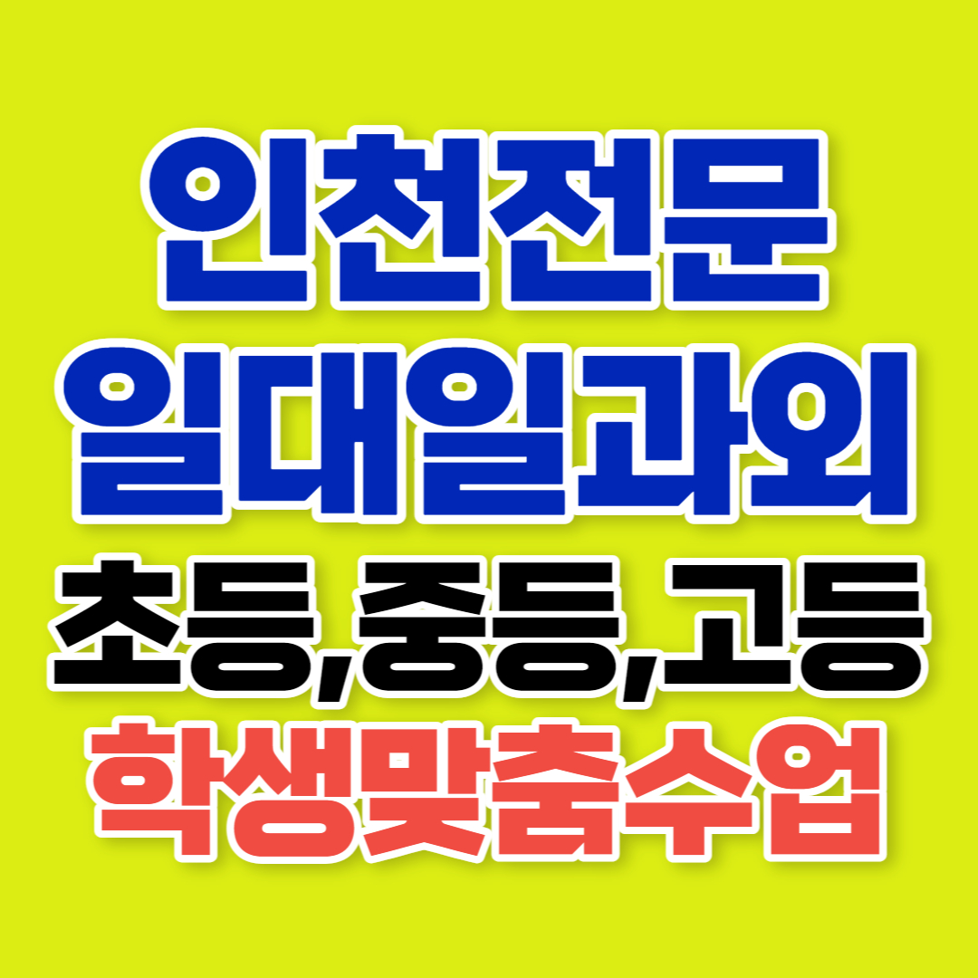  인천 부평구 중학생 영수과외 일대일 영어 수학 부개동 초등 개인과외 전문 고등학생