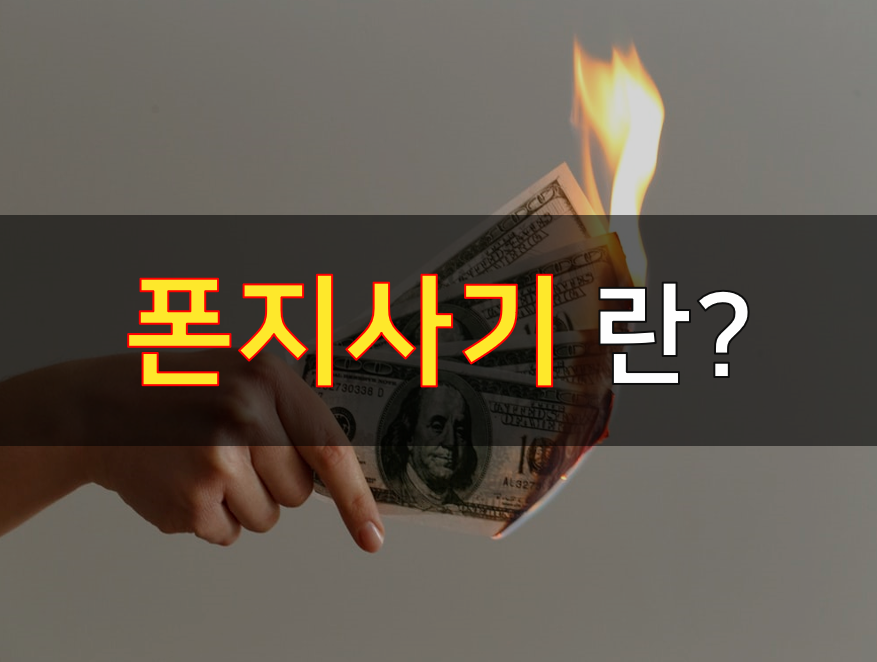  폰지사기 뜻과 사례 총정리