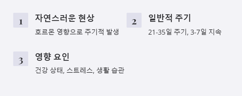 생리불순-생리지연-생리가 늦어지는 이유