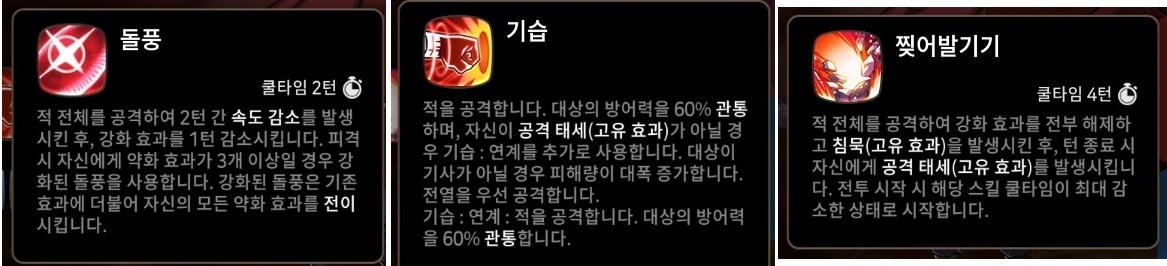 흉악의 페루스 스킬