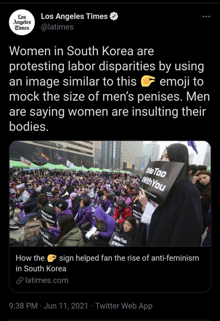 í•œêµ­ íŽ˜ë¯¸ ì‹œìœ„ë¥¼ ë³¸ ì „ ì„¸ê³„ì¸ë