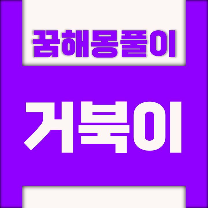  [꿈해몽풀이] 거북이, 자라 꿈해몽 모음
