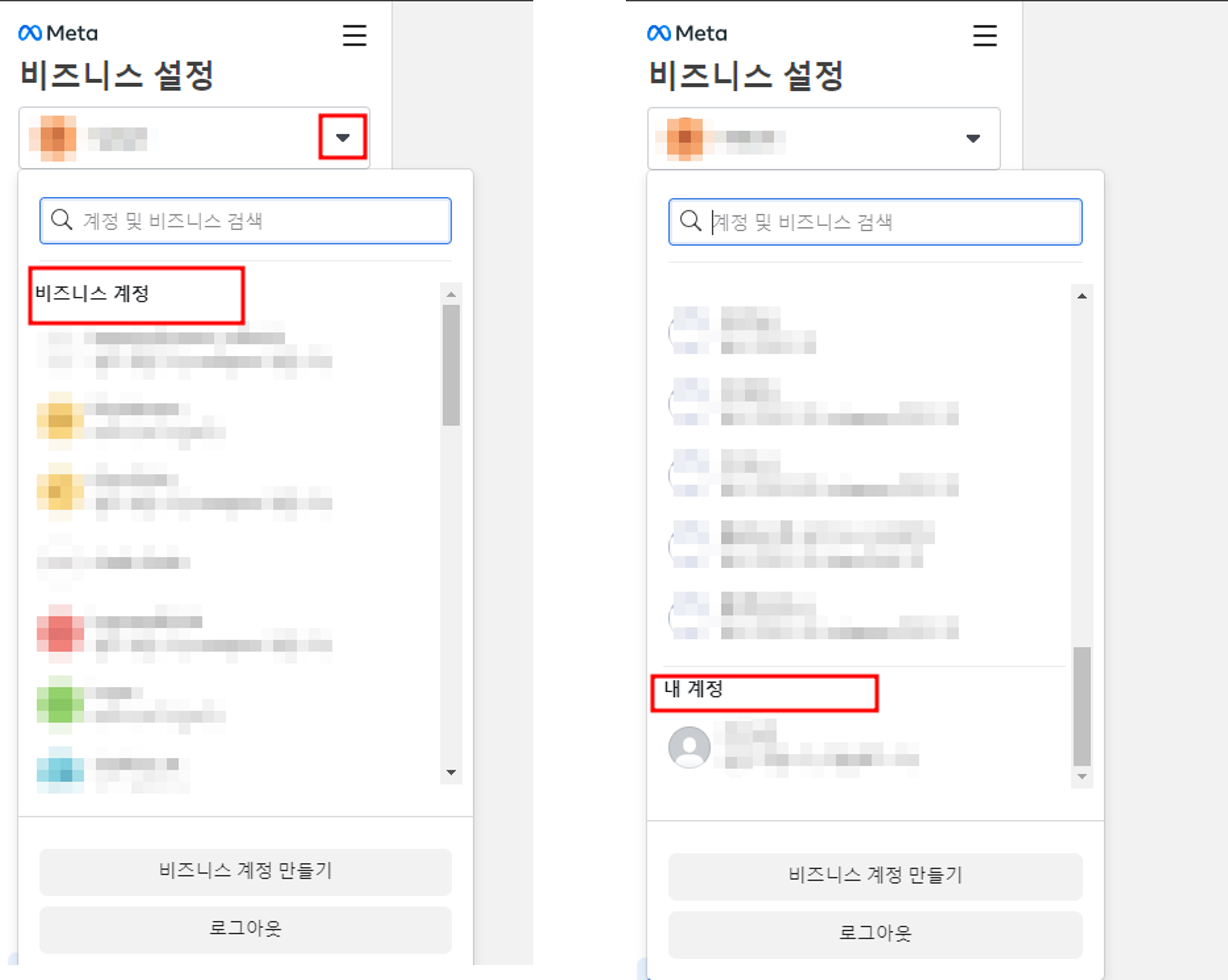 메타 비즈니스 구조 설명