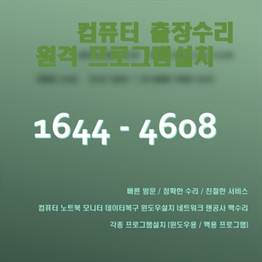  군포 컴퓨터 출장 서비스: 원격 및 현장에서의 컴퓨터 수리 및 소프트웨어 설치 전문 포토샵 일러스트설치,캐드 스캐치업설치, 패러럴즈 M1/M2윈도우설치, 브이레이(V-Ray)설치,한글 엑셀설치