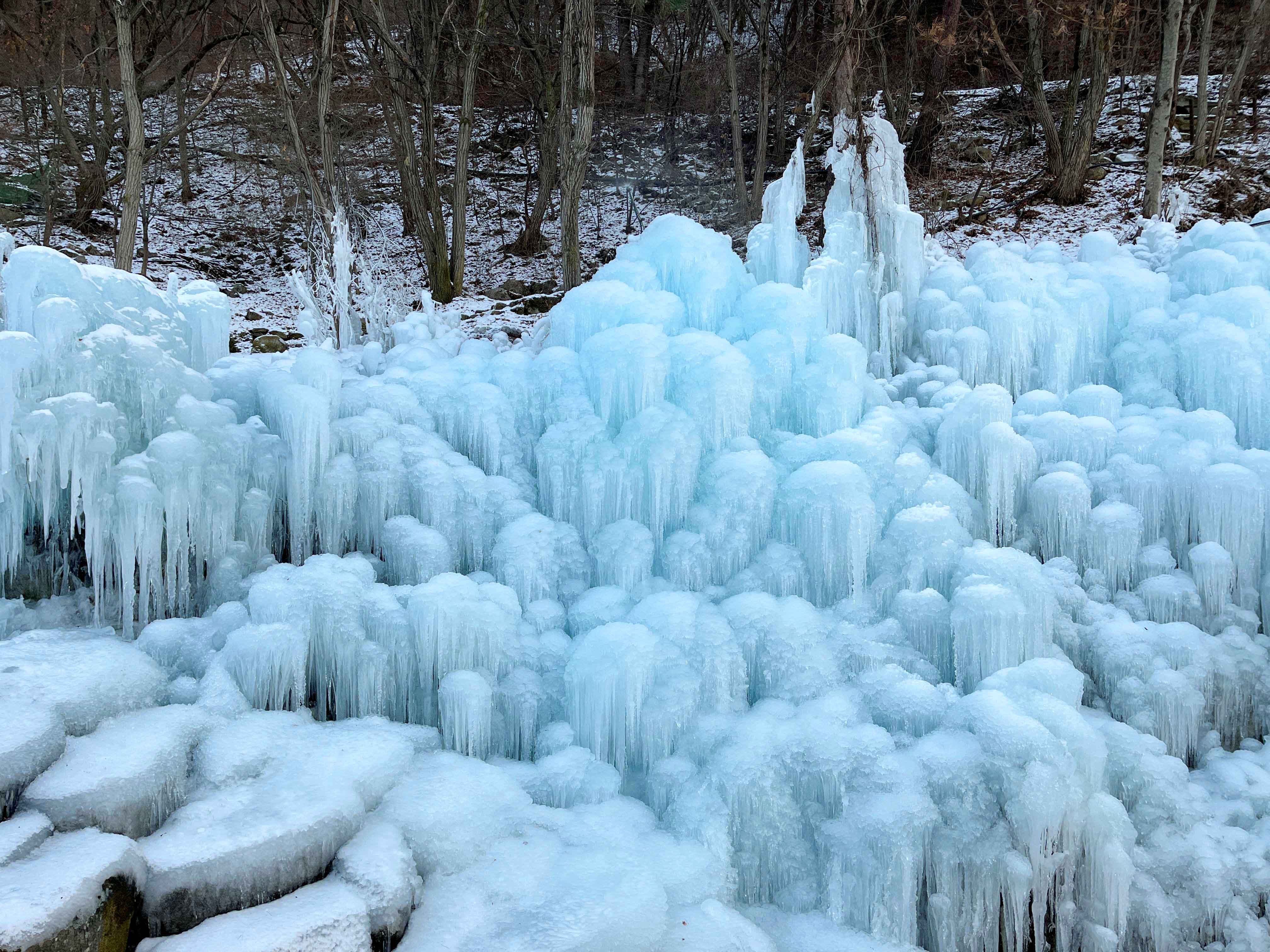 대구 비슬산 얼음동산