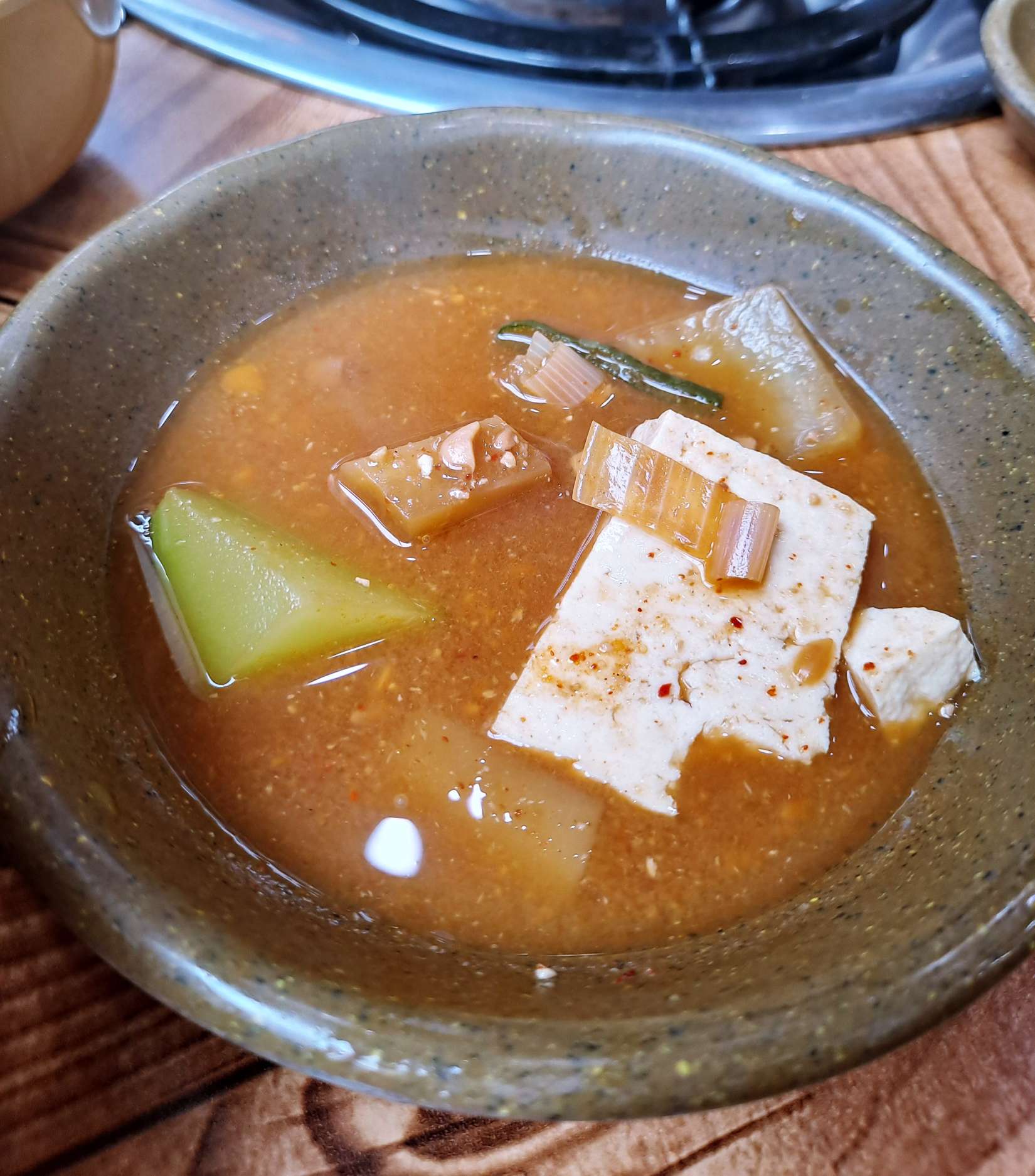 가마솥보리밥 된장찌개