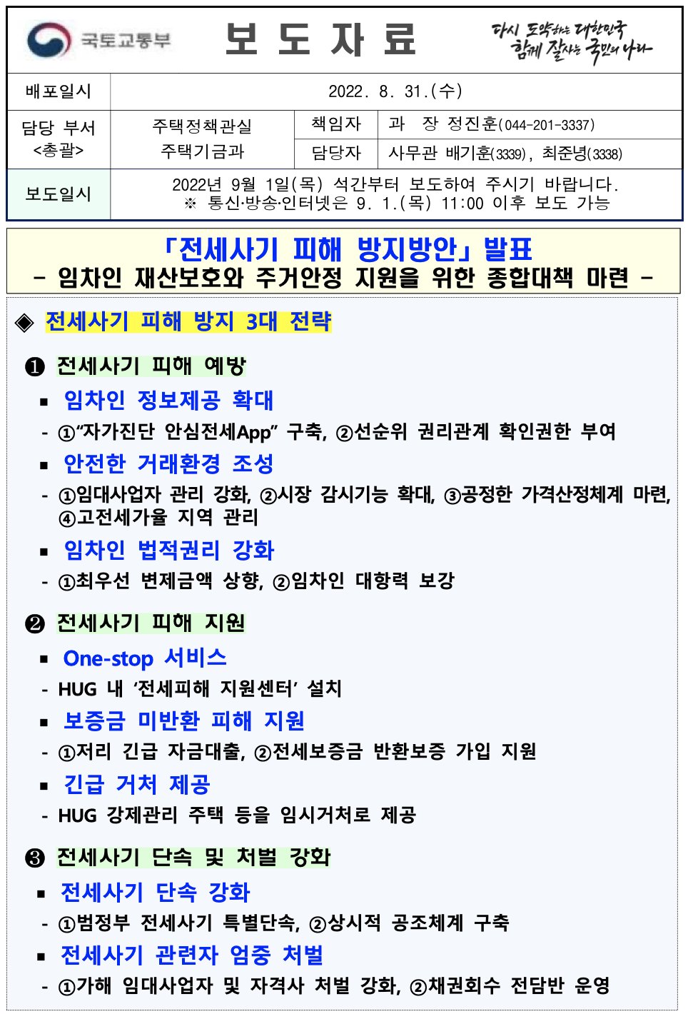 전세사기 피해방지방안