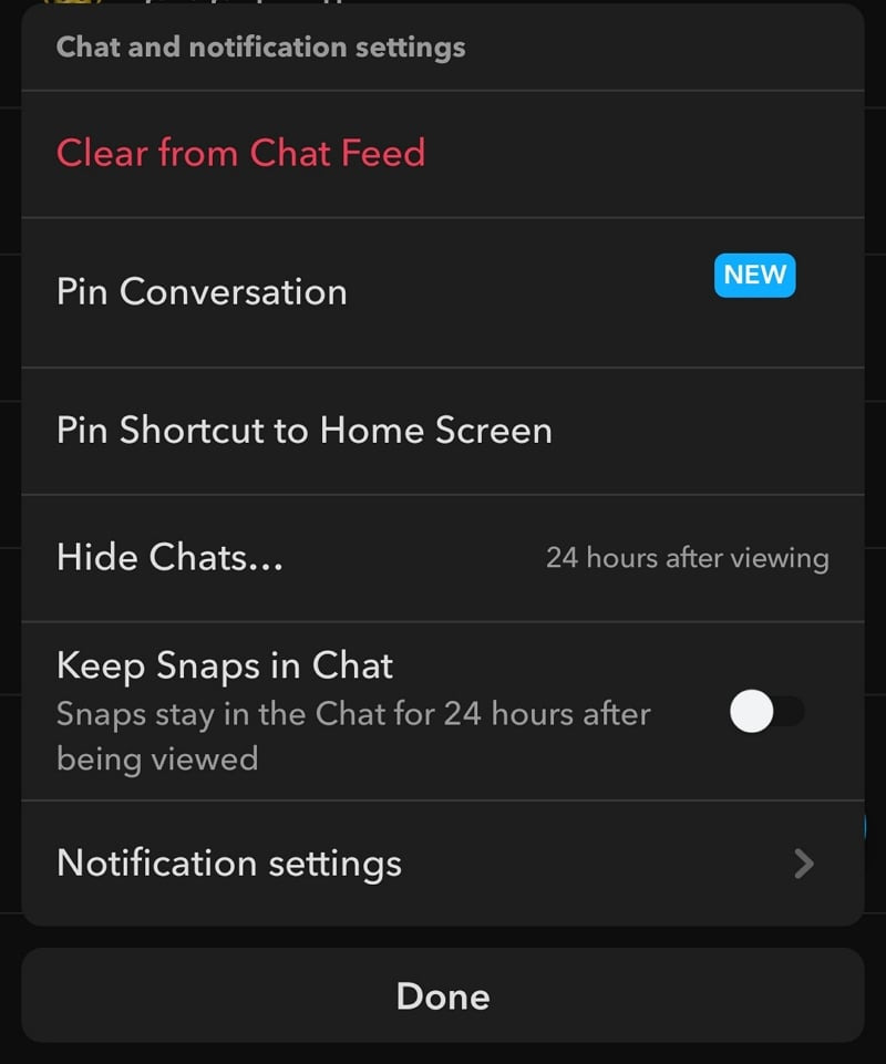 스냅챗에서 내 AI를 없애는 방법