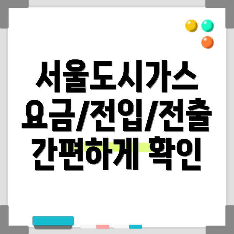서울도시가스 고객센터