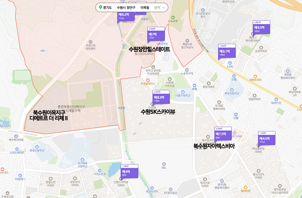 북수원이목지구대방디에트르더리체Ⅱ무순위-11