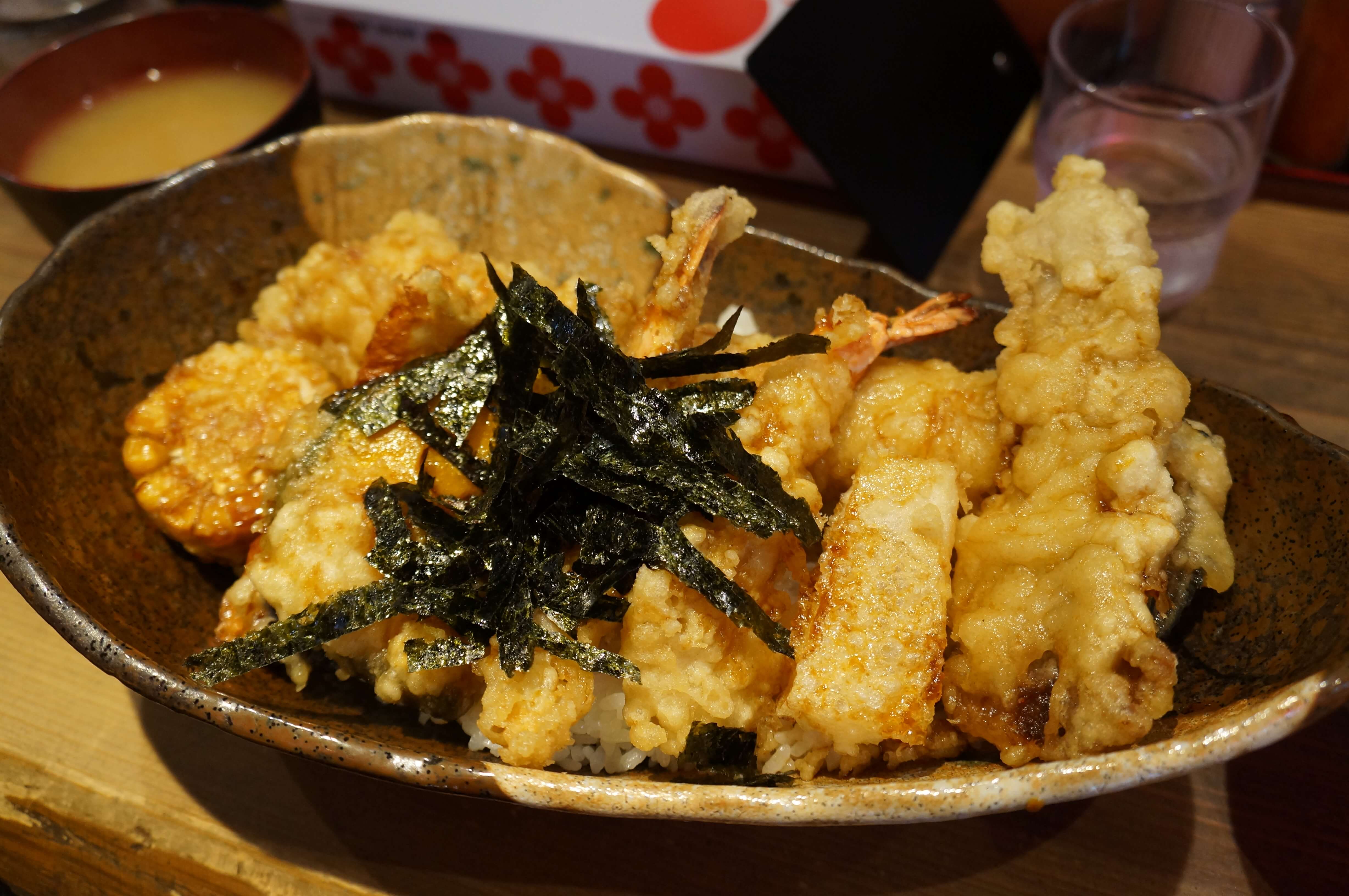 오사카 이치미젠 튀김덮밥 사진