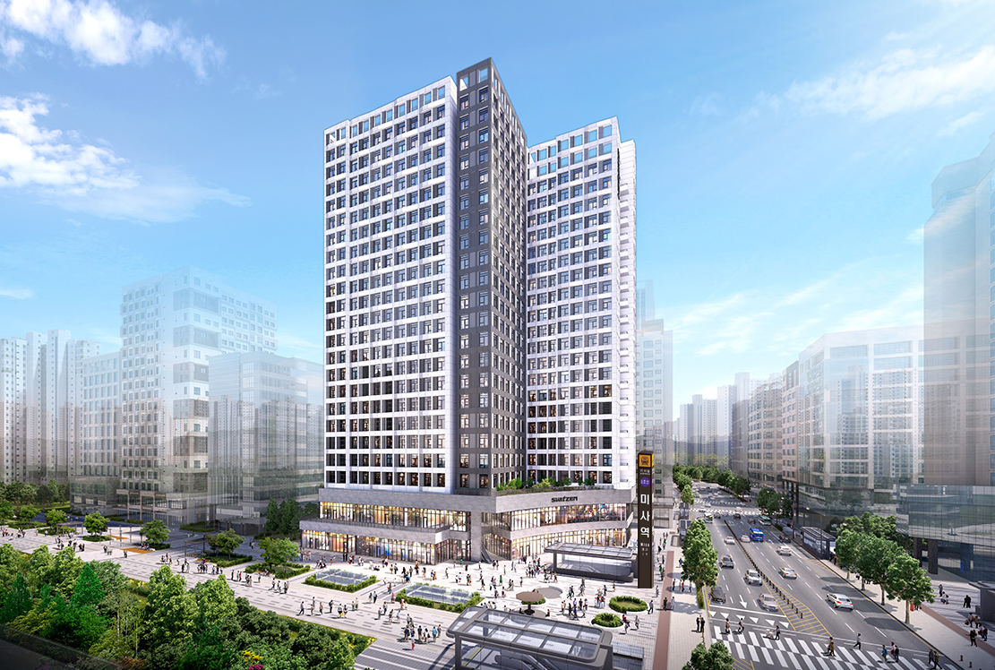 미사 아넬로 스위첸 오피스텔 조감도