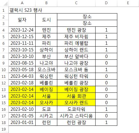 <2개이상 기준 정렬>