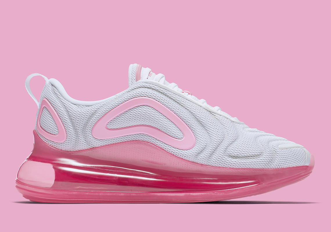 pink and white air max 720