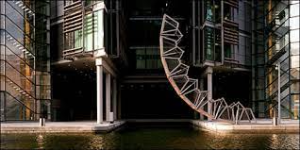 Rolling Bridge&#44; 패딩턴 베이신&#44; 런던&#44; 영국