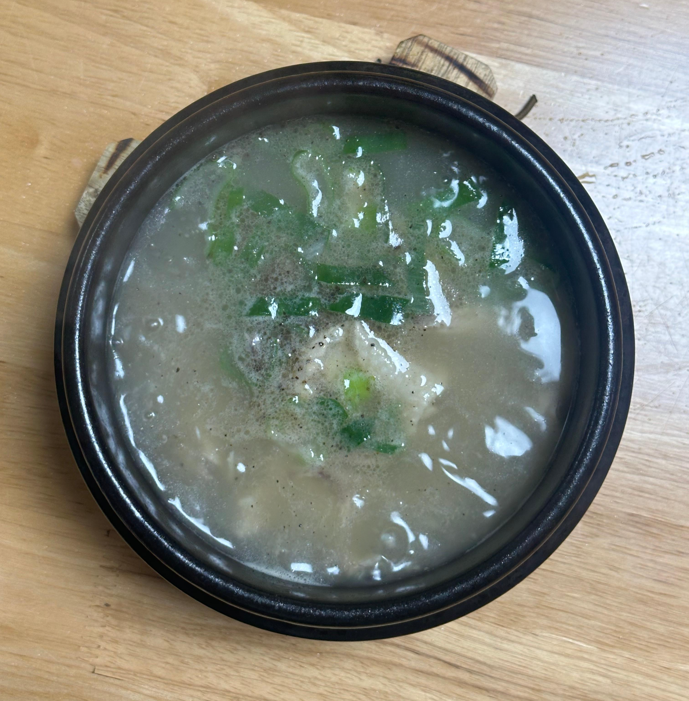 닭곰탕 완성