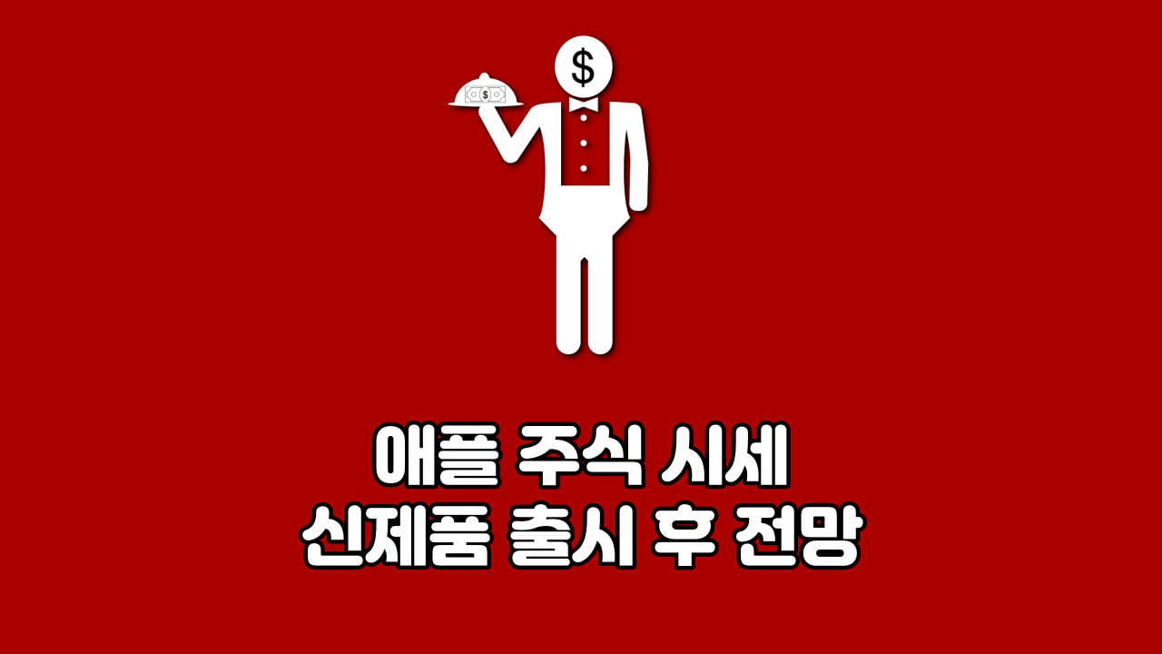  애플 주식 시세 신제품 출시 후 전망