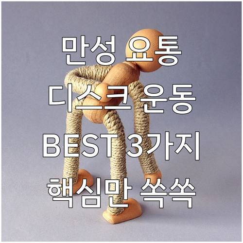 만성 요통 해결사: 허리 디스크에 효