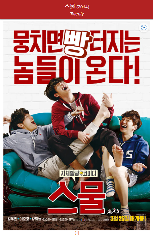  영화 "스물"의 영화정보, 국내외 비평