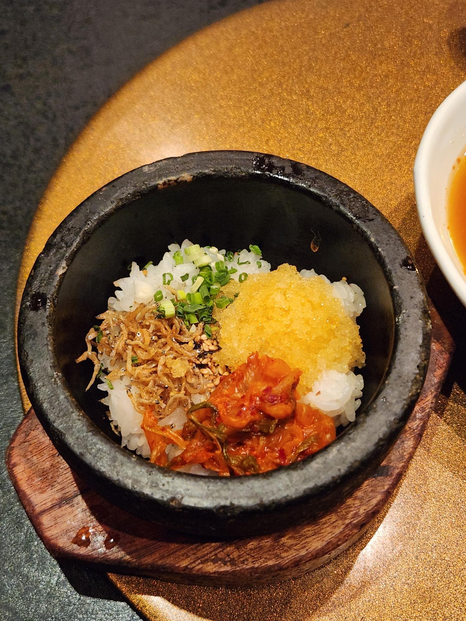 백현동 판교 긴자 일식당 추천 맛집 식사 요리 2종 돌솥 알밥