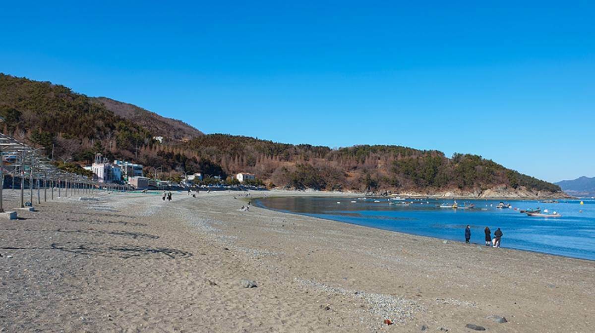 만성리검은모래해변