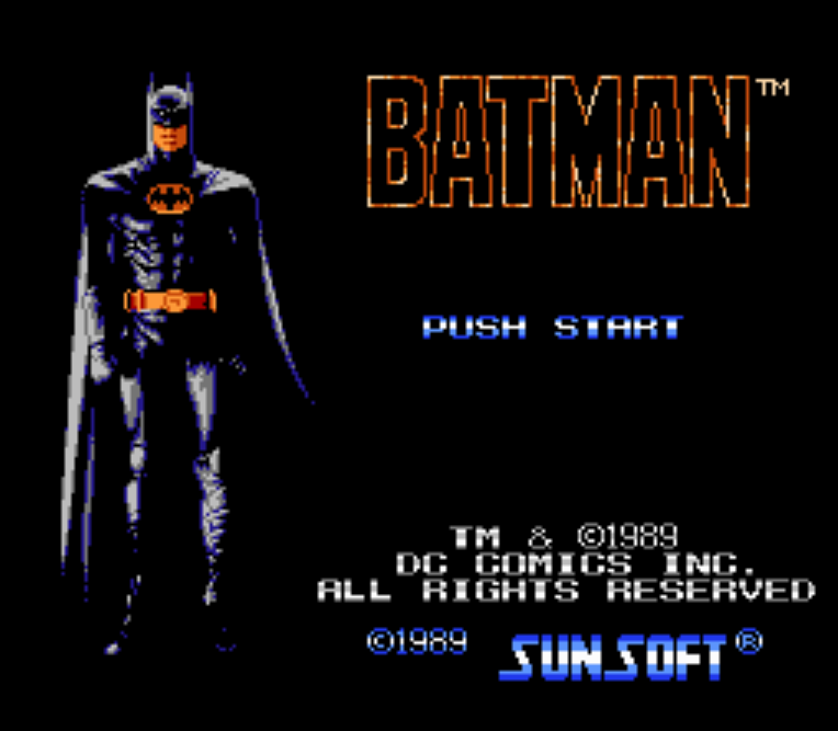  NES ROMS - Batman The Video Game (EUROPE / 유럽판 롬파일 다운로드)