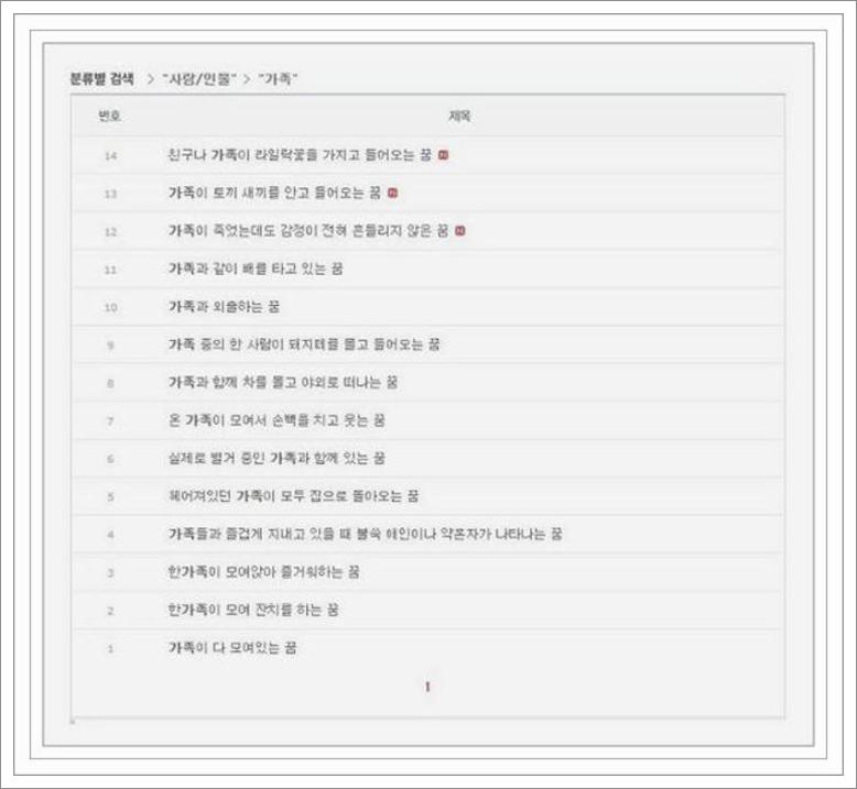 무료꿈해몽풀이