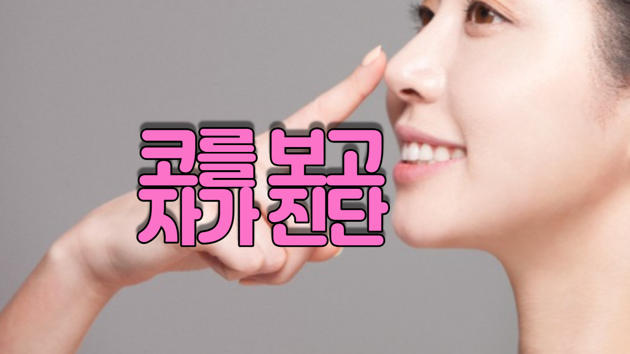  코를 보고 자가 진단
