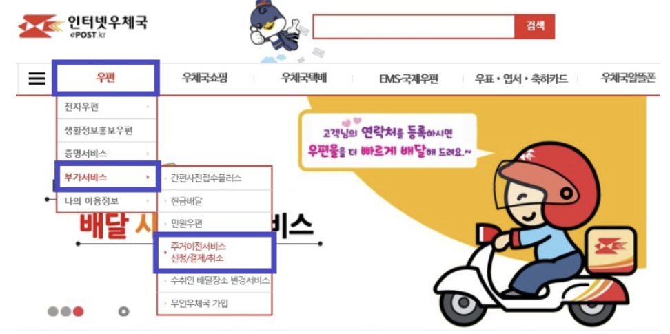  우체국 주소변경 방법, 민원24 주소변경 방법 알아보자(일괄변경 포함)