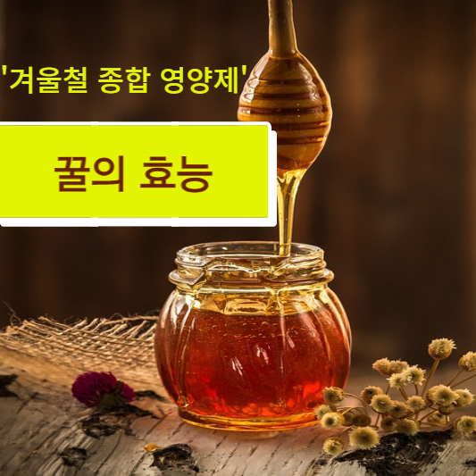  겨울철 '종합 영양제' 꿀의 효능과 부작용