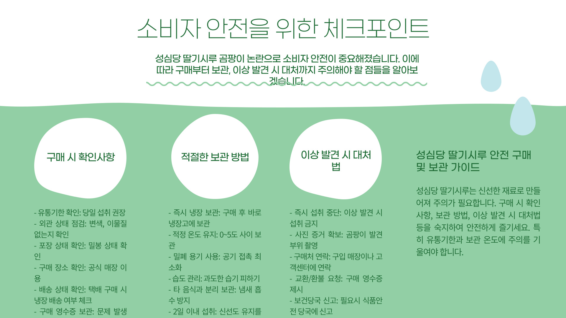 성심당 딸기시루 곰팡이