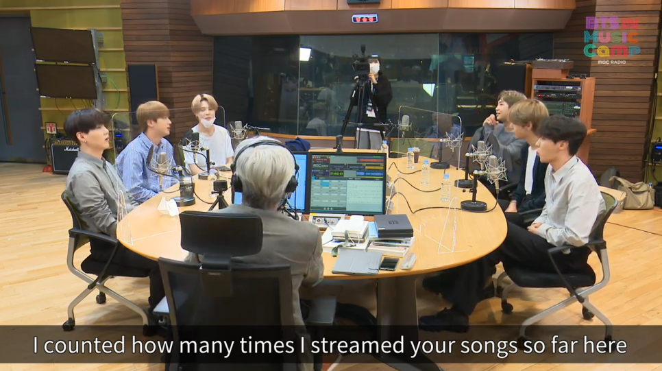  방탄소년단 '배철수의 음악캠프' 보이는 라디오