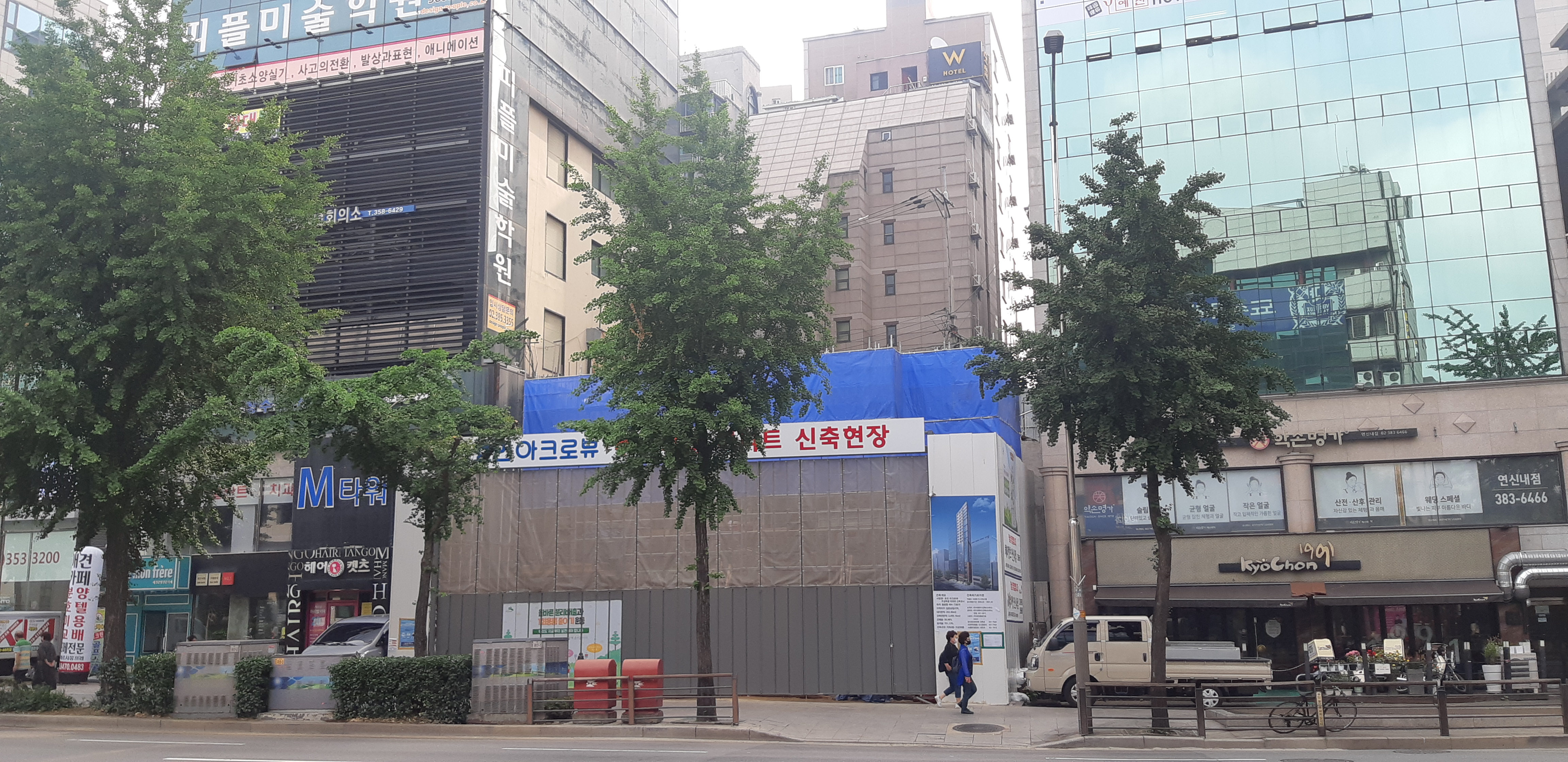  은평구 연신내역인근 건물 공사 현장 사진 43(korean construction)
