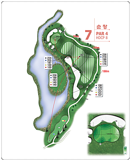 군산CC 순창 코스 7번 홀