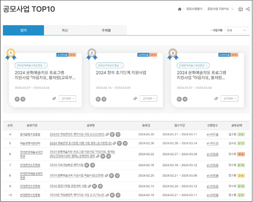 보조금 통합포털