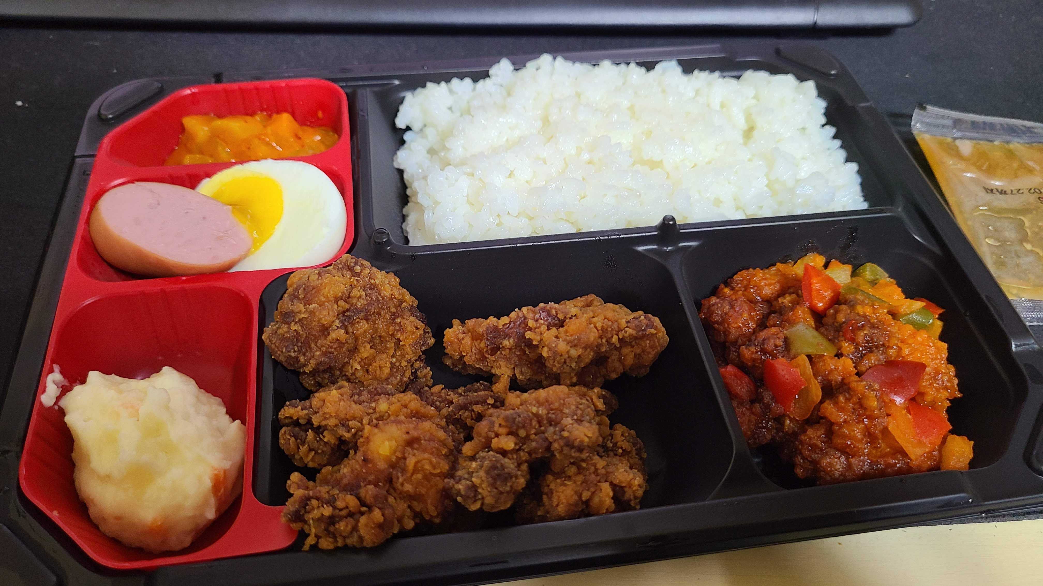  GS25 편의점 샛별이 도시락 마늘치킨&깐풍치킨
