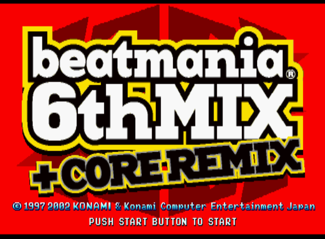  코나미 / 리듬 게임 - 비트매니아 6th 믹스 플러스 코어 리믹스 ビートマニアシックススミックスプラスコアリミックス - Beat Mania 6th Mix + Core Remix (PS1 - iso 다운로드)