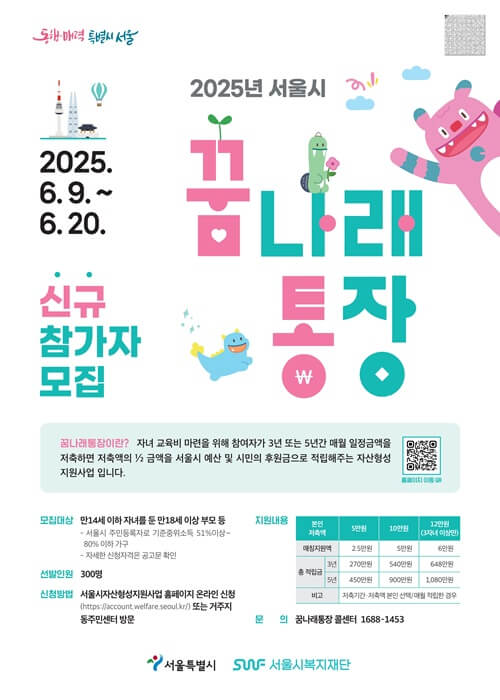 꿈나래통장이 무엇인지 쉽게 설명한 개요 이미지