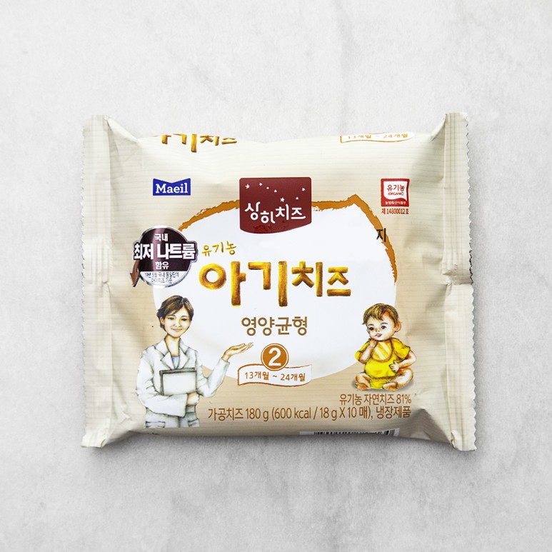  10가지 -상하치즈 유기농 아기치즈 영양균형 2단계 10매입, 1개