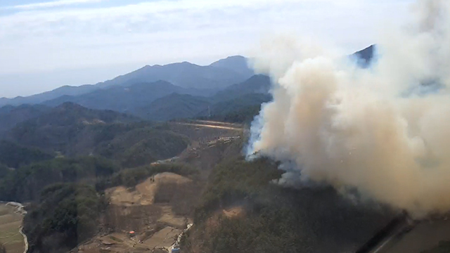  경남 산청 산불, 2시간만에 진화...안동 산불은 진압 중