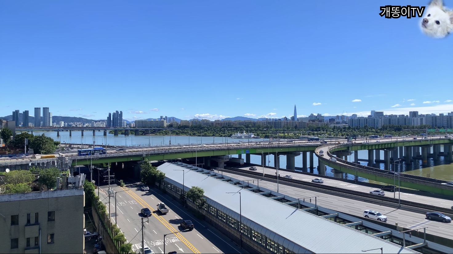  한남 리버탑아파트 뷰 Korea Seoul Apartment | 한강뷰아파트, itx청춘 | 한남동