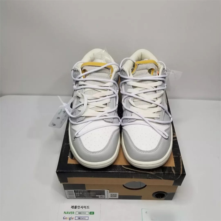  [NIKE] 오프화이트 x 나이키 덩크 로우 더 50 로트 49 The 50 DM1602-123 남녀공용 (PKgod버전)