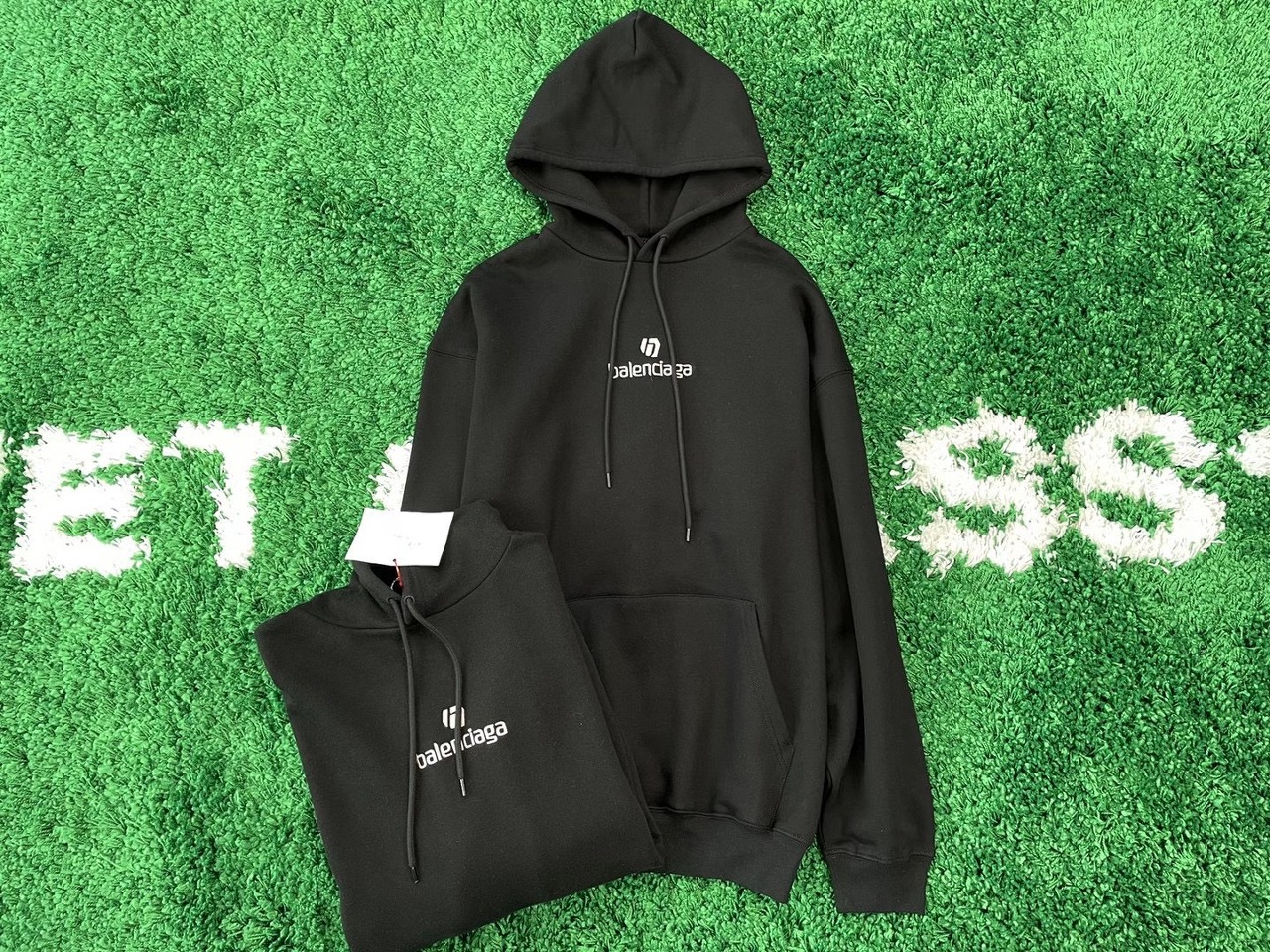  [BALENCIAGA] 발렌시아가 스폰서 스웨트 셔츠 후드 티셔츠 570811 TJVE1 1034