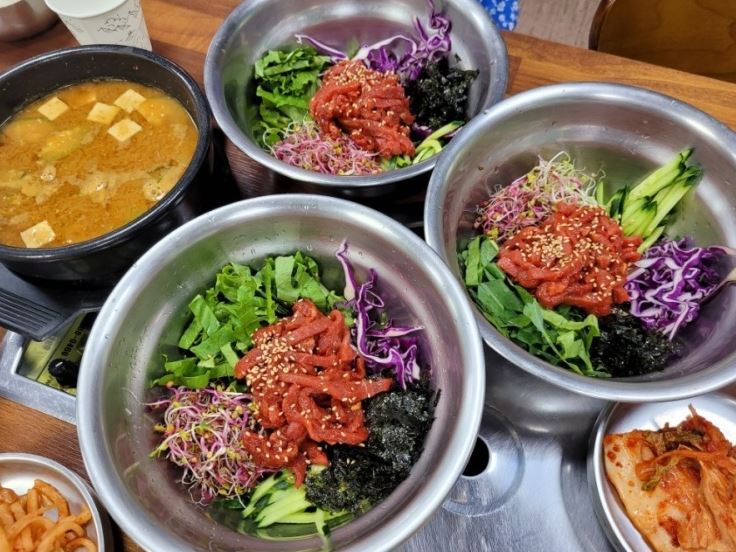 오성정육식당 유구점 육회비빔밥