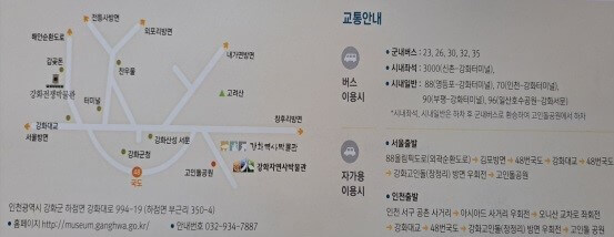 강화 역사박물관 찾아가는 방법 사진