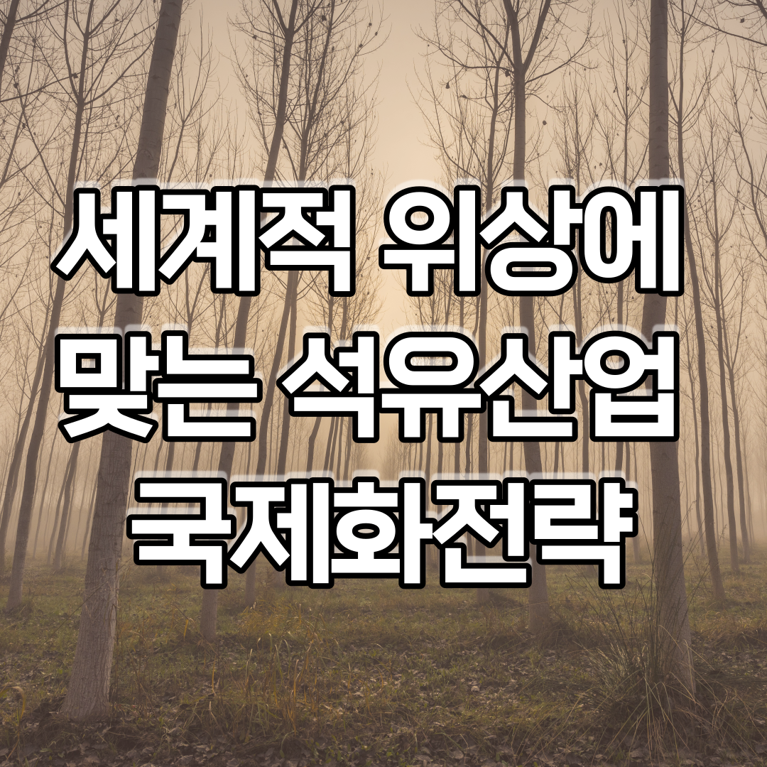  세계적 위상에 맞는 석유산업 국제화전략의 추진