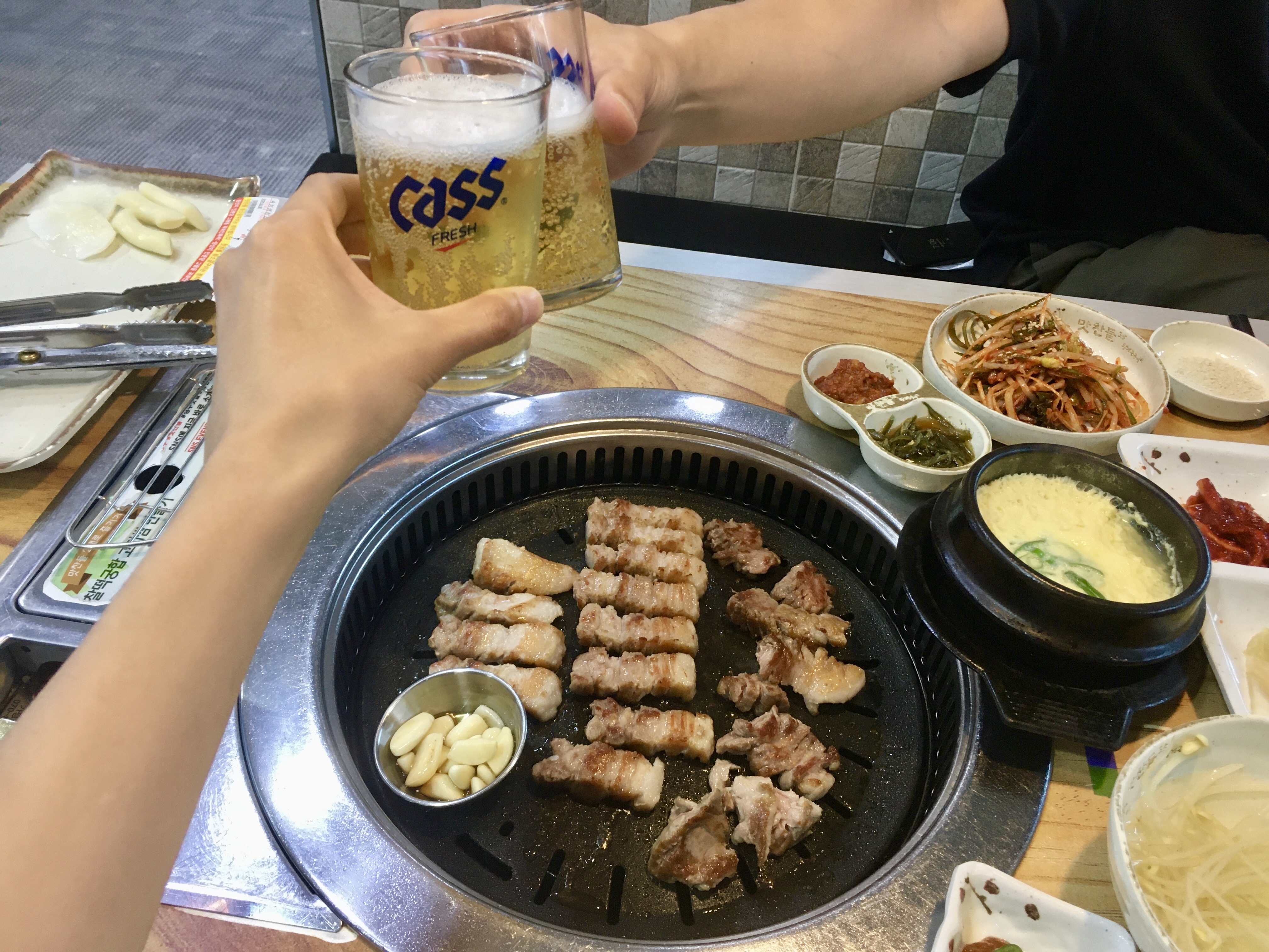  경주 삼겹살 맛집, "맛찬들" 왕소금구이! 여행의 마무리는 고기