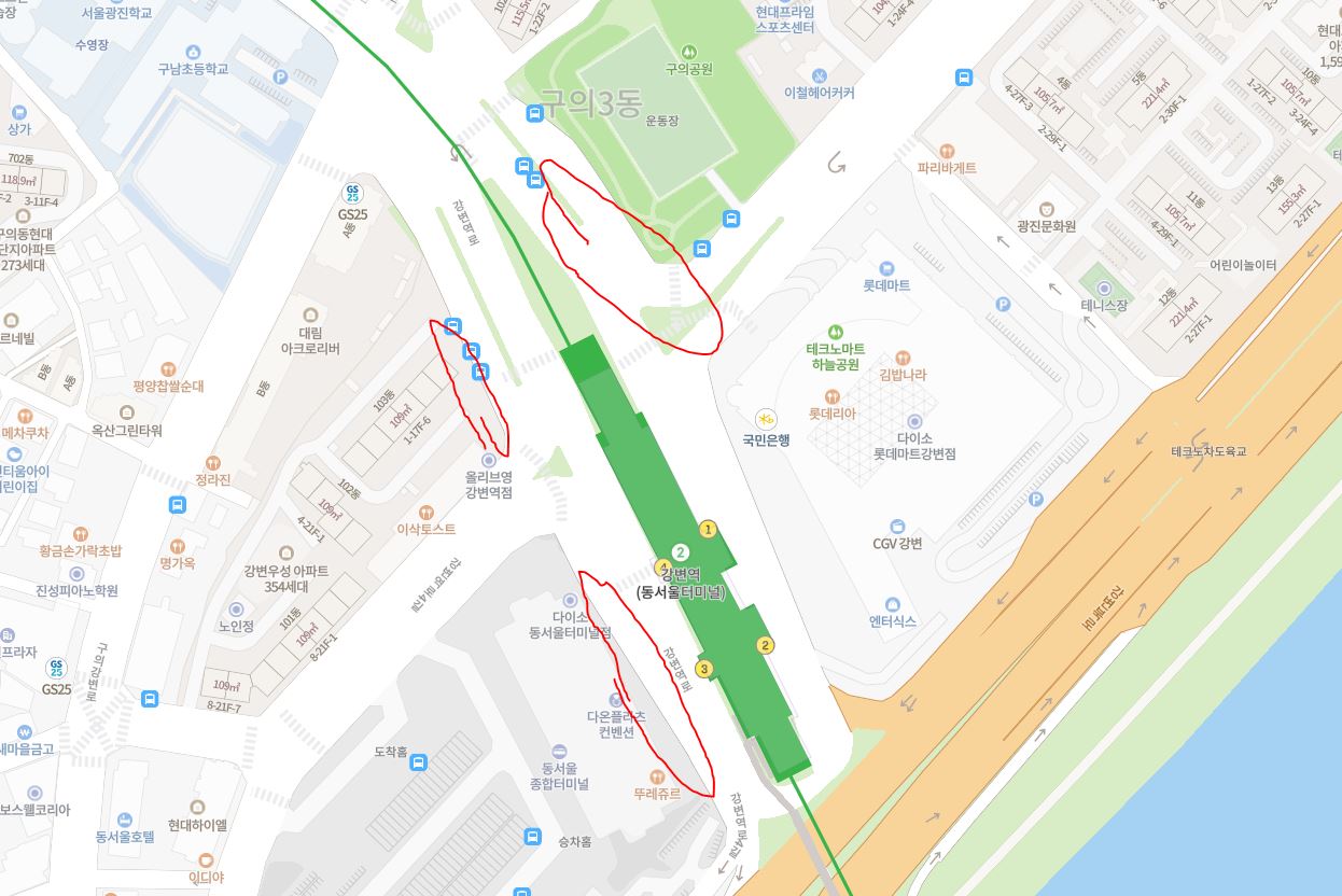  동서울터미널(강변역) 포장마차 탐방