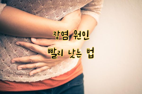 장염 원인 빨리 낫는 법